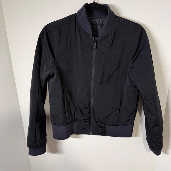 Lululemon Non-Stop Bomber Reversible – Black – Size 6 - Picture 3 of 5